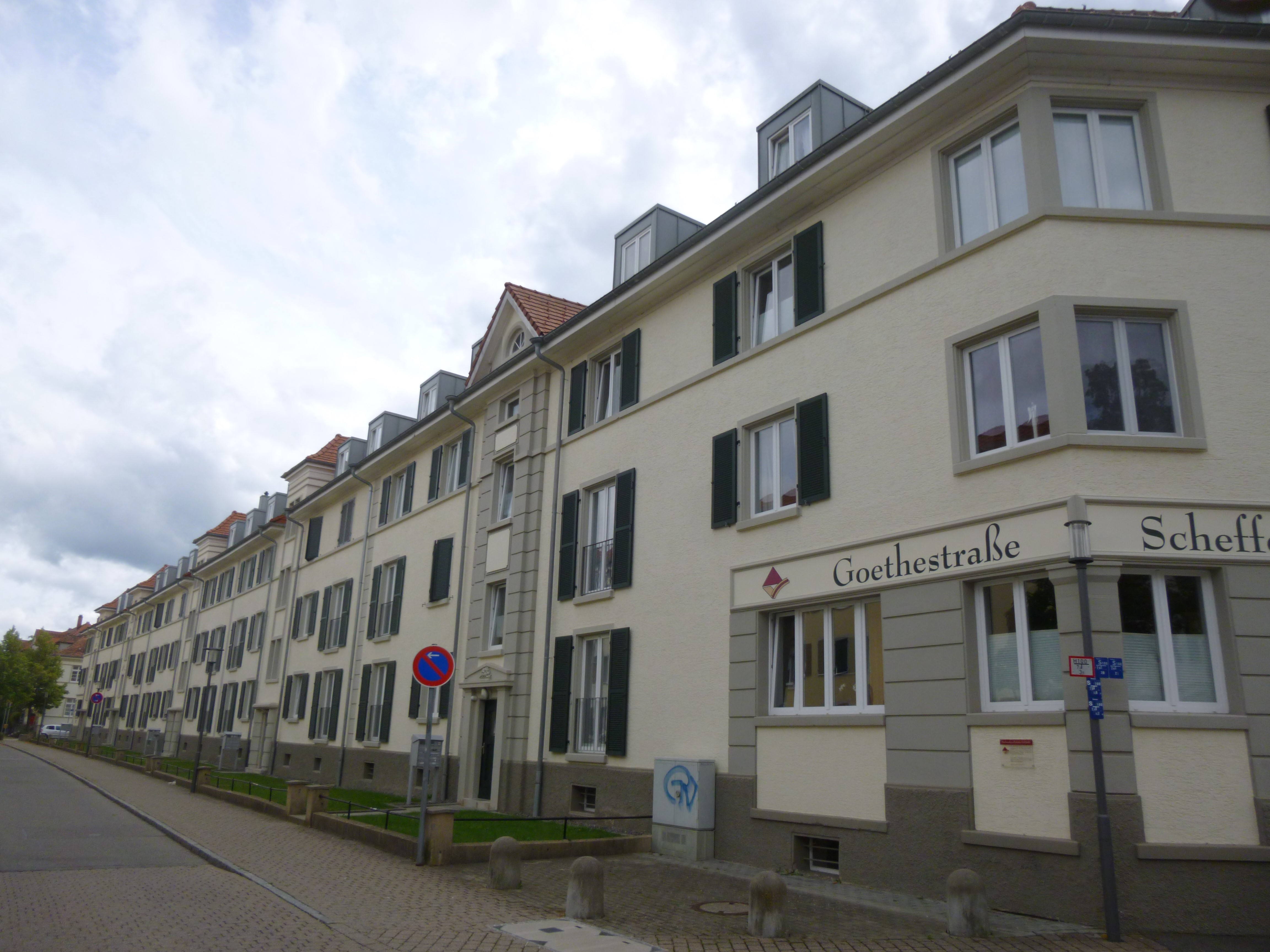 Moernisierte 2-Zimmer-Wohnung, Goethestr. 13, 1. OG links