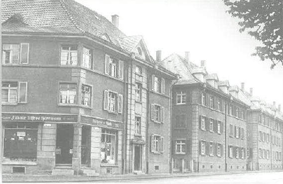 Bild Scheffelstraße – Aufnahme aus 1929